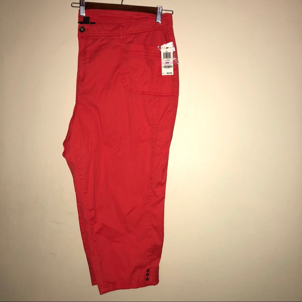 Coral Red Capris - NWT - Style & Co